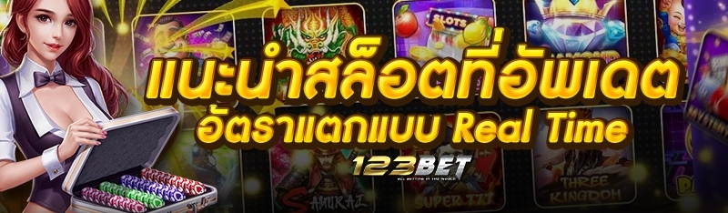 แนะนำสล็อตที่อัพเดตอัตราแตกแบบ Real Time