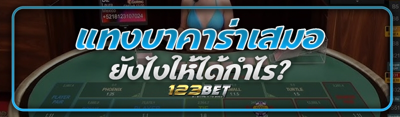 แทงบาคาร่าเสมอ ยังไงให้ได้กำไร?