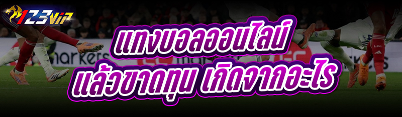 แทงบอลออนไลน์ แล้วขาดทุน เกิดจากอะไร